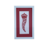 CORNO PORTAFORTUNA ROSSO 3D
