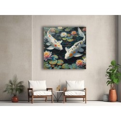 pesci koi, arte giapponese